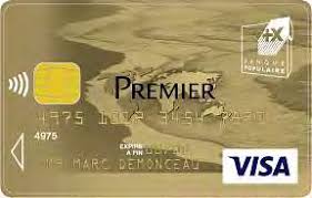 carte bancaire visa premier banque populaire